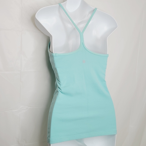 SOLD Lululemon Power Y Tank - Angel Blue - Picture 5 of 6